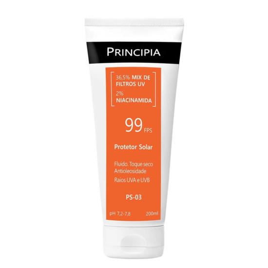 PROTETOR SOLAR PRINCIPIA CORP FPS99 COM 200ML