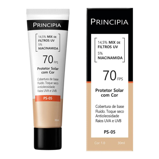 PROTETOR SOLAR PRINCIPIA FPS70 1.0 PS-05 COM 30ML