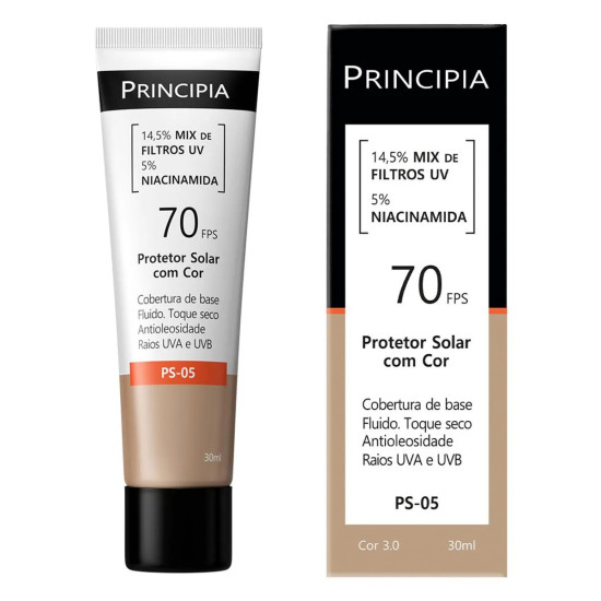 PROTETOR SOLAR PRINCIPIA FPS70 3.0 PS-05 COM 30ML
