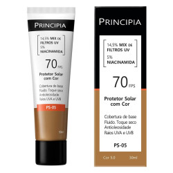 PROTETOR SOLAR PRINCIPIA FPS70 5.0 PS-05 COM 30ML