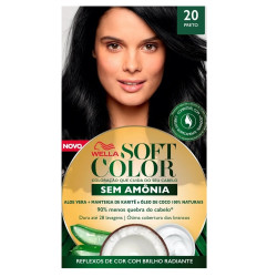 TINTURA DE CABELO SOFT COLOR 20 PRETO
