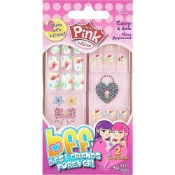 UNHAS POSTICAS INFANTIL PINK PBF 02