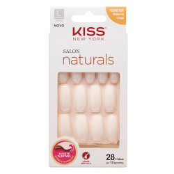 UNHAS POSTICAS  KISS NY SALON NATURAL BAILARINA