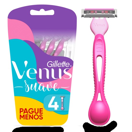 APARELHO DE BARBEAR GILLETTE VENUS SIMPLY FEM LV4 PG3