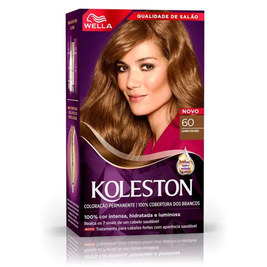TINTURA DE CABELO KOLESTON 60 LOURO ESCURO