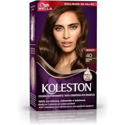 TINTURA DE CABELO KOLESTON 40 CASTANHO MEDIO