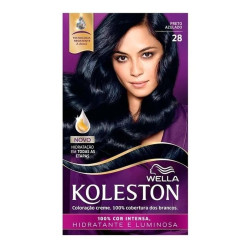 TINTURA DE CABELO KOLESTON 28 PRETO AZULADO