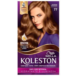 TINTURA DE CABELO KOLESTON 77 MARROM DOURADO