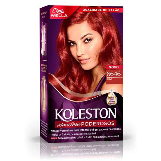 TINTURA DE CABELO KOLESTON 6646 CEREJA