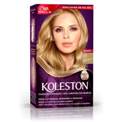 TINTURA DE CABELO KOLESTON 81 LOURO CINZA CLARO