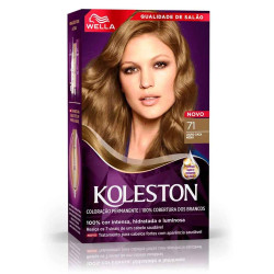 TINTURA DE CABELO KOLESTON 71 LOURO CINZA MEDIO
