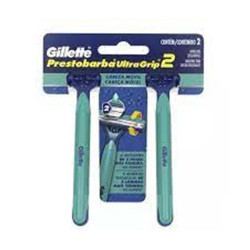 APARELHO BARBEAR GILLETTE ULTRA GRIP 2 COM 2UND CAB MOV
