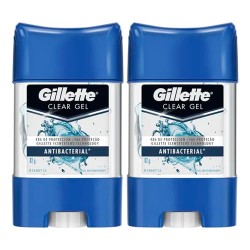 DESODORANTE STICK GILLETTE MEN CLEAR GEL ANTI BACTE 82G