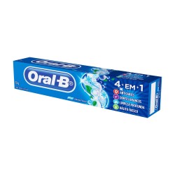 CREME DENTAL ORAL B MENTA FRESCA 4 EM 1 70G