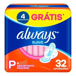 ABSORVENTE ALWAYS BAS PROT SUAVE C/ABAS C/32UND