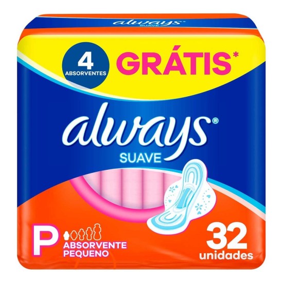 ABSORVENTE ALWAYS BAS PROT SUAVE C/ABAS C/32UND