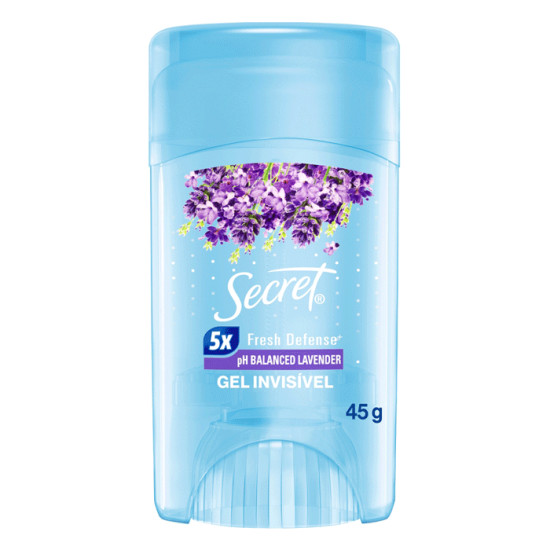 DESODORANTE GEL SECRET LAVANDA 45G