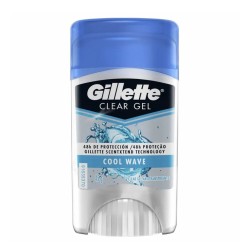 DESODORANTE STICK GILLETE MEN CLEAR GEL COOL WAVE 45G