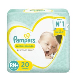 FRALDA PAMPERS PREMIUM CARE RN C/20UN