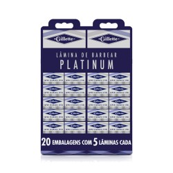 LAMINA BARBEAR GILLETTE PLATINUM DUPLO FIO C/5 UND