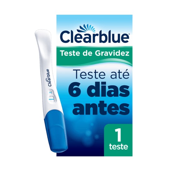 TESTE DE GRAVIDEZ CLEARBLUE SAIBA 6 DIAS ANTES