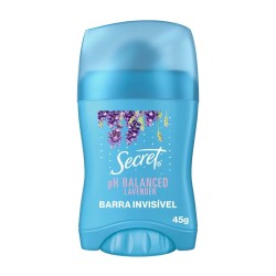 DESODORANTE SECRET BARRA INVISIVEL STICK LAVANDA 45GR