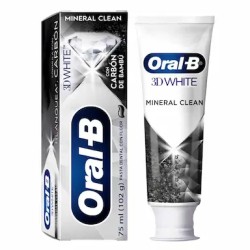 CREME DENTAL ORAL B 3DWHITE MINERAL CLEAN 102G