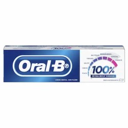 CREME DENTAL ORAL B 100% MENTA REFRESCANTE 70G