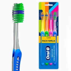 ESCOVA DENTAL ORAL B PRO IND COLOR 30 C/4 UND