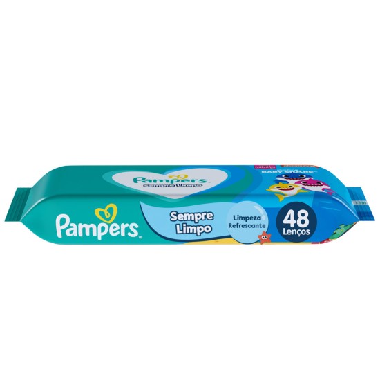 LENCO UMEDECIDO PAMPERS BABY SHARK