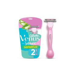 APARELHO DE BARBEAR GILLETTE VENUS SUAVE SENSITIVE COM 2 UNIDADES