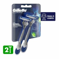 APARELHO DEPILADOR GILLETTE CORPO DESCARTAVEL C/2 UND