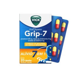 VICK PYRENA GRIP 7 C/20 CAPSULAS
