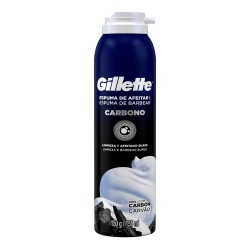ESPUMA BARBEAR GILLETTE CARBONO 150G