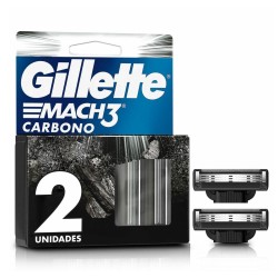 CARGA GILLETTE MACH3 CARBONO C/2 UND