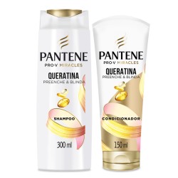 KIT PANTENE PREENCHE E BLINDA SHAMPOO 300ML + CONDICIONADOR 150ML