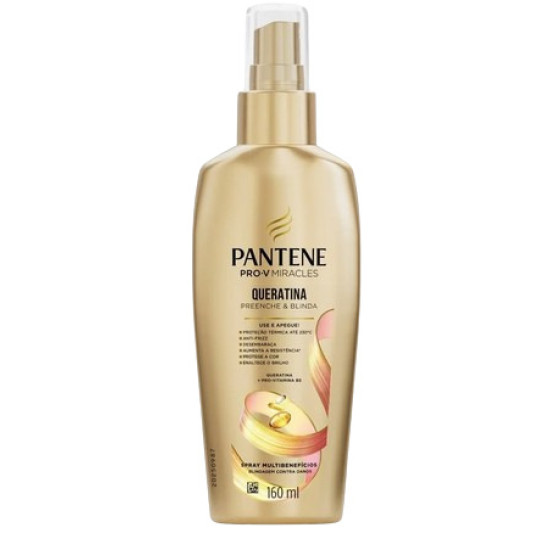 SPRAY TRATAMENTO CAPILAR PANTENE QUERATINA 160ML