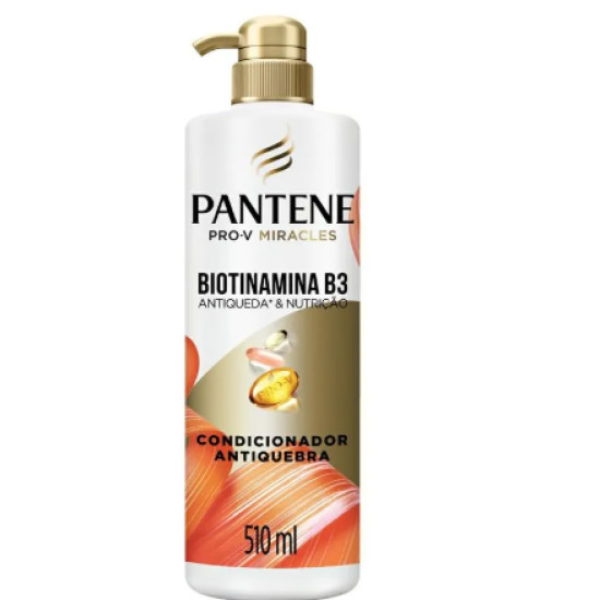 CONDICIONADOR PANTENE ANTIQUEDA E NUTRICAO BIOTINAMINA B3 510ML