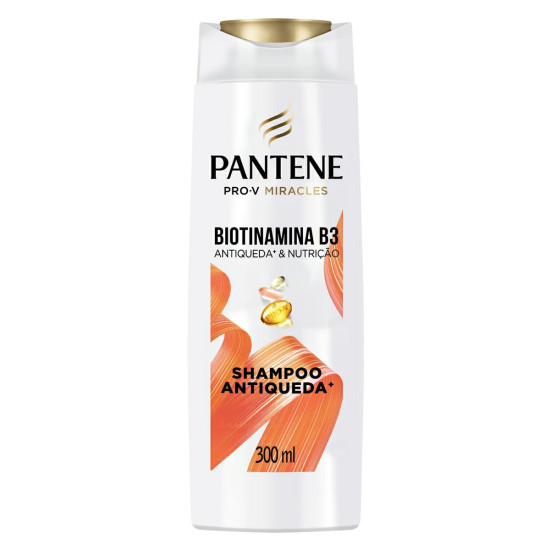 SHAMPOO PANTENE ANTIQUEDA E NUTRICAO BIOTINAMINA B3 300ML