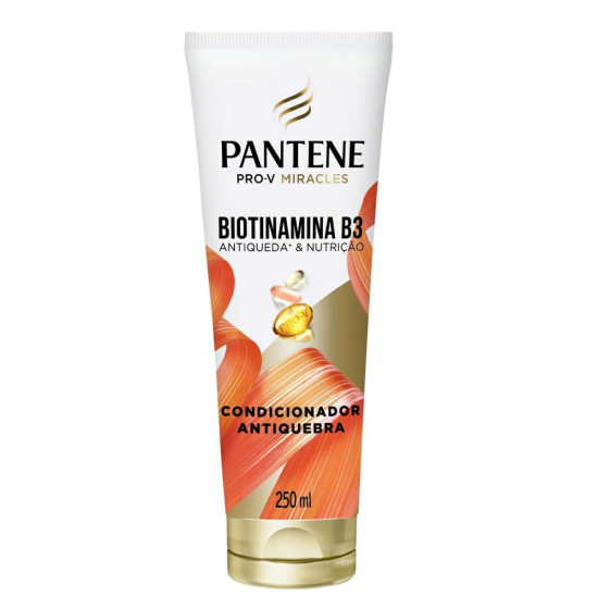 CONDICIONADOR PANTENE ANTIQUEDA E NUTRICAO BIOTINAMINA B3 250ML