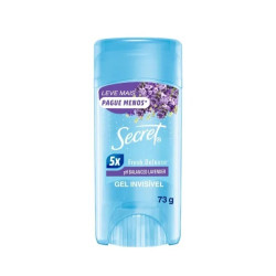 DESODORANTE GEL SECRET PH BALANCED LAVENDER COM 73G