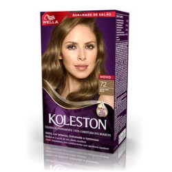 TINTURA DE CABELO KOLESTON 72 LOURO MATE MEDIO
