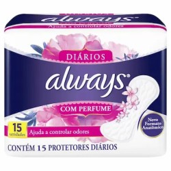 PROTETOR DIARIO ALWAYS C/ PERFUME 15 UNID