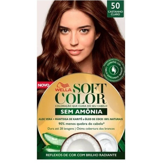 TINTURA DE CABELO SOFT COLOR 50 CASTANHO CLARO
