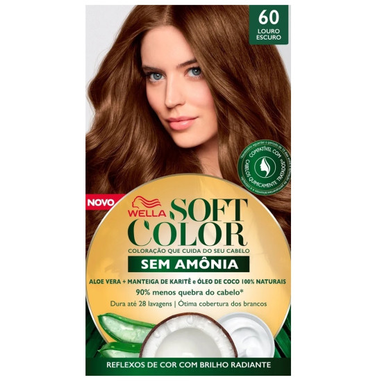 TINTURA DE CABELO SOFT COLOR 60 LOURO ESCURO