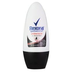 DESODORANTE ROLLON REXONA ANTIBACTERIAL+INVISIBLE 50ML