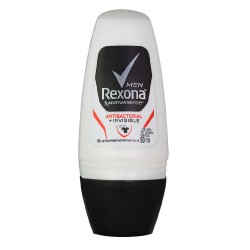 DESODORANTE ROLLON REXONA MEN ANTIBACTERIAL+INV 50 ML