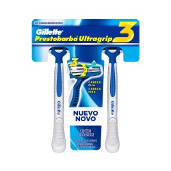 APARELHO DE BARBEAREAR GILLETTE ULTRAGRIP 3 MASCARA C/2 UN CAB FX