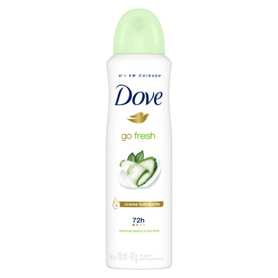DESODORANTE AEROSOL DOVE GO FRESH PEPINO 100G