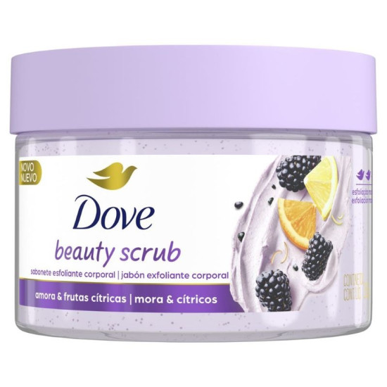 SABONETE ESFOLIANTE DOVE AMORA E FRUTAS CITRICAS 280G
